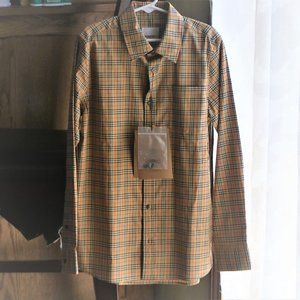 Burberry Kids Beige Vintage Check Shirt Size-10Y